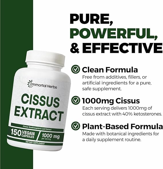 cissus quadrangularis supplement 1000mg
