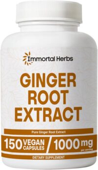ginger root capsules 1000mg, 4:1 extract powder