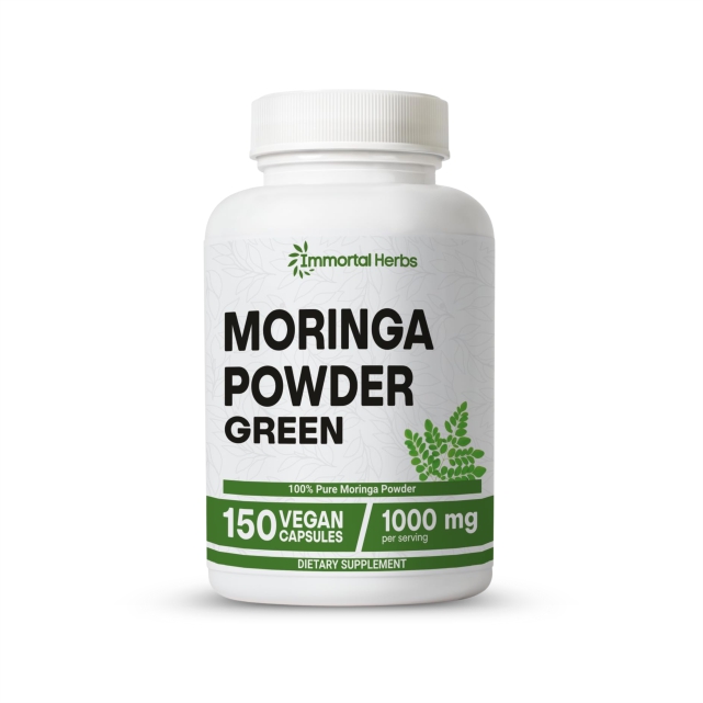 moringa capsules, 1000mg strength